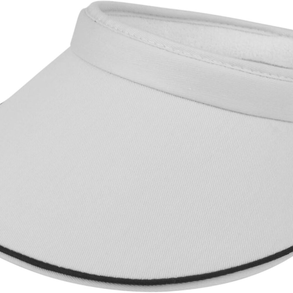 MG Women's Cotton Twill Clip-On Visor-